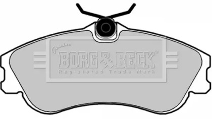 Комплект тормозных колодок BORG & BECK BBP1725