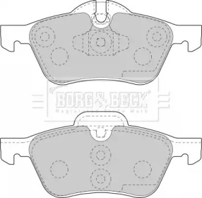 Комплект тормозных колодок BORG & BECK BBP1726