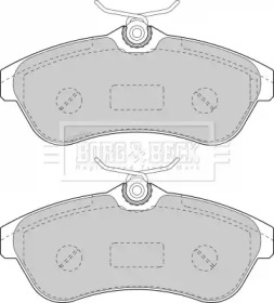 Комплект тормозных колодок BORG & BECK BBP1735