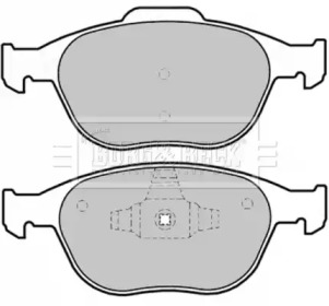 Комплект тормозных колодок BORG & BECK BBP1739