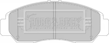 Комплект тормозных колодок BORG & BECK BBP1741