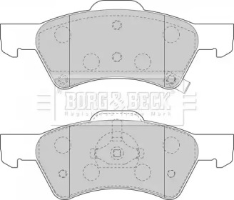 Комплект тормозных колодок BORG & BECK BBP1745