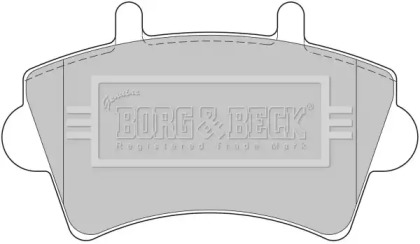 Комплект тормозных колодок BORG & BECK BBP1746