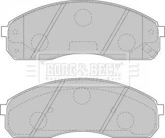 Комплект тормозных колодок BORG & BECK BBP1749