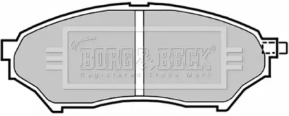 Комплект тормозных колодок BORG & BECK BBP1759