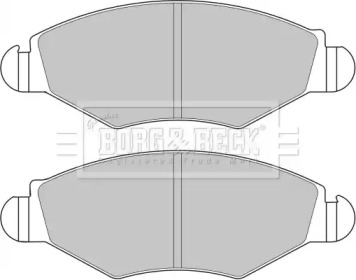 Комплект тормозных колодок BORG & BECK BBP1762