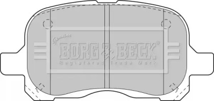 Комплект тормозных колодок BORG & BECK BBP1771