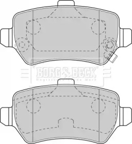 Комплект тормозных колодок BORG & BECK BBP1777