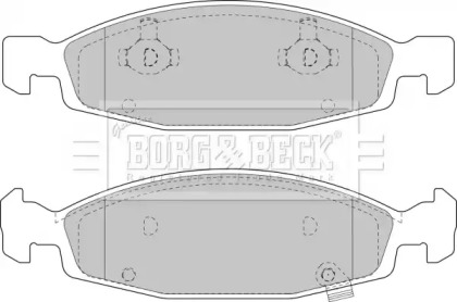 Комплект тормозных колодок BORG & BECK BBP1781