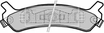 Комплект тормозных колодок BORG & BECK BBP1788