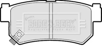 Комплект тормозных колодок BORG & BECK BBP1790