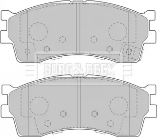 Комплект тормозных колодок BORG & BECK BBP1792