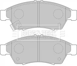 Комплект тормозных колодок BORG & BECK BBP1802