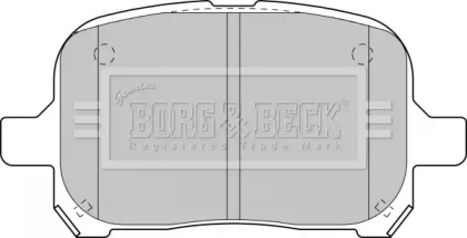 Комплект тормозных колодок BORG & BECK BBP1810