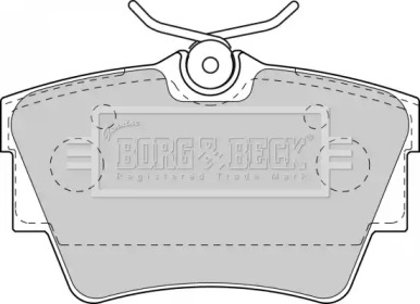 Комплект тормозных колодок BORG & BECK BBP1813