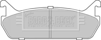 Комплект тормозных колодок BORG & BECK BBP1828