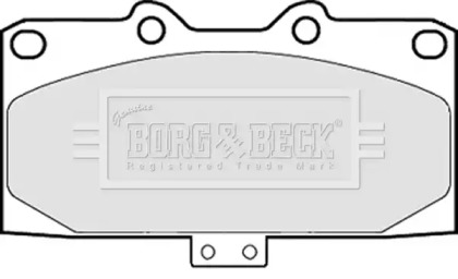 Комплект тормозных колодок BORG & BECK BBP1832