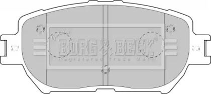 Комплект тормозных колодок BORG & BECK BBP1833