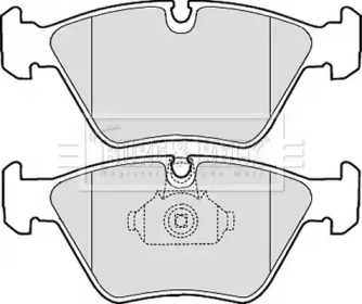 Комплект тормозных колодок BORG & BECK BBP1843