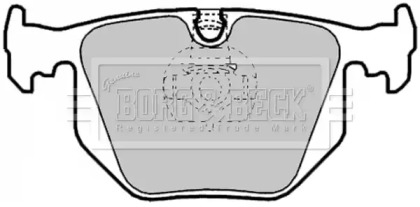 Комплект тормозных колодок BORG & BECK BBP1844