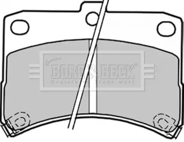 Комплект тормозных колодок BORG & BECK BBP1847