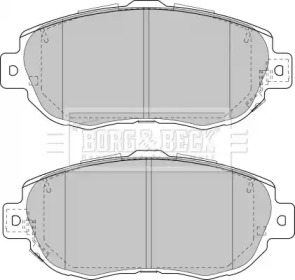 Комплект тормозных колодок BORG & BECK BBP1848