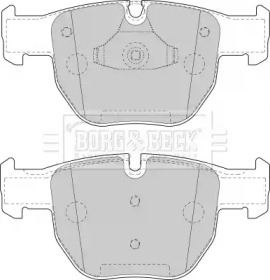Комплект тормозных колодок BORG & BECK BBP1853
