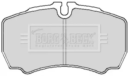 Комплект тормозных колодок BORG & BECK BBP1863