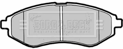 Комплект тормозных колодок BORG & BECK BBP1879