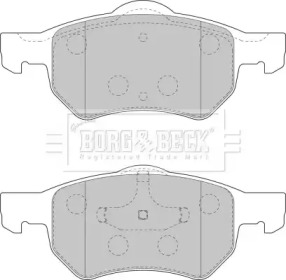 Комплект тормозных колодок BORG & BECK BBP1902