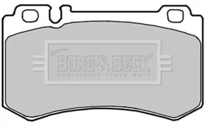 Комплект тормозных колодок BORG & BECK BBP1916