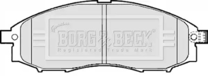 Комплект тормозных колодок BORG & BECK BBP1922