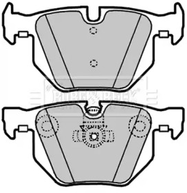 Комплект тормозных колодок BORG & BECK BBP1937