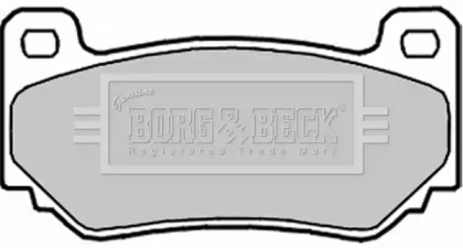 Комплект тормозных колодок BORG & BECK BBP1940