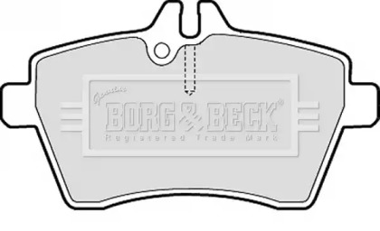 Комплект тормозных колодок BORG & BECK BBP1950