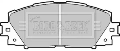 Комплект тормозных колодок BORG & BECK BBP1987