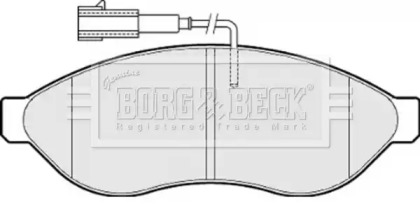 Комплект тормозных колодок BORG & BECK BBP2001