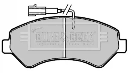 Комплект тормозных колодок BORG & BECK BBP2020