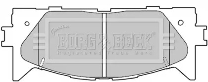 Комплект тормозных колодок BORG & BECK BBP2026