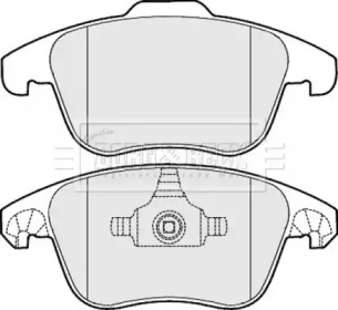 Комплект тормозных колодок BORG & BECK BBP2046