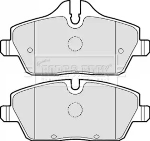 Комплект тормозных колодок BORG & BECK BBP2051