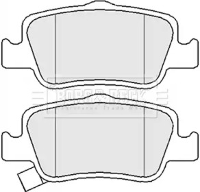 Комплект тормозных колодок BORG & BECK BBP2056
