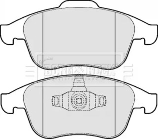 Комплект тормозных колодок BORG & BECK BBP2057