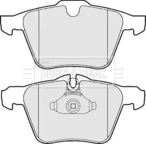 Комплект тормозных колодок BORG & BECK BBP2058