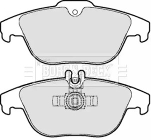 Комплект тормозных колодок BORG & BECK BBP2062