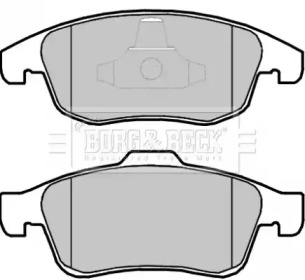 Комплект тормозных колодок BORG & BECK BBP2069