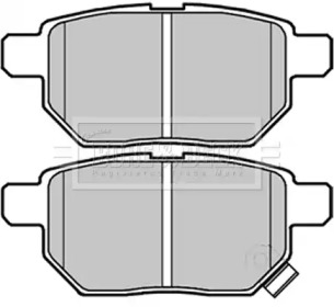 Комплект тормозных колодок BORG & BECK BBP2070