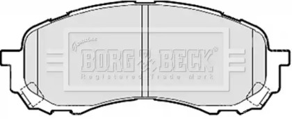 Комплект тормозных колодок BORG & BECK BBP2078