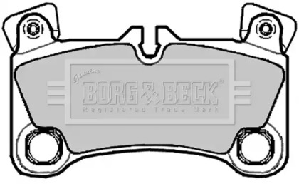 Комплект тормозных колодок BORG & BECK BBP2092