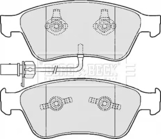 Комплект тормозных колодок BORG & BECK BBP2111